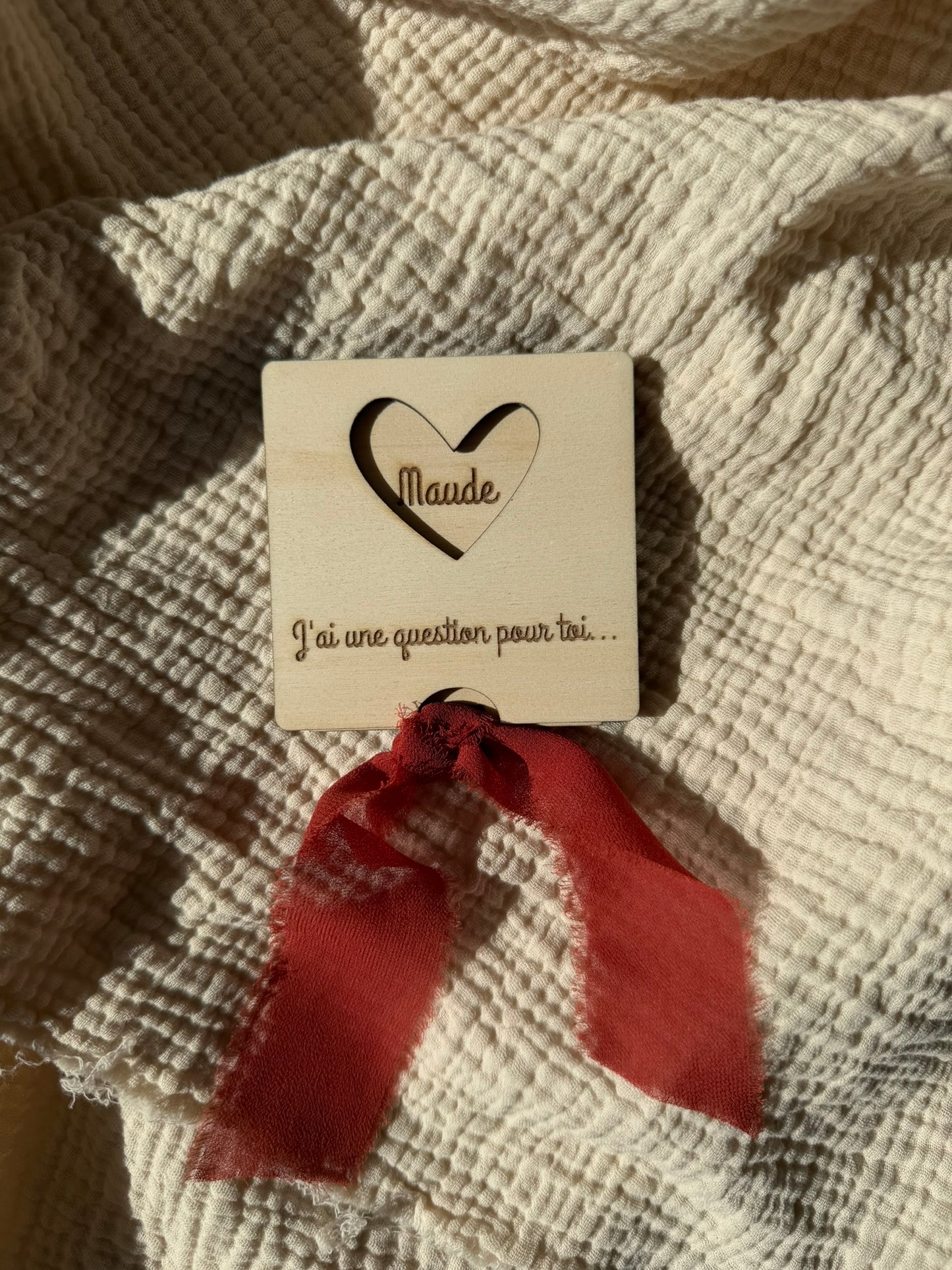 Enveloppe magique - Demande parrain ou marraine