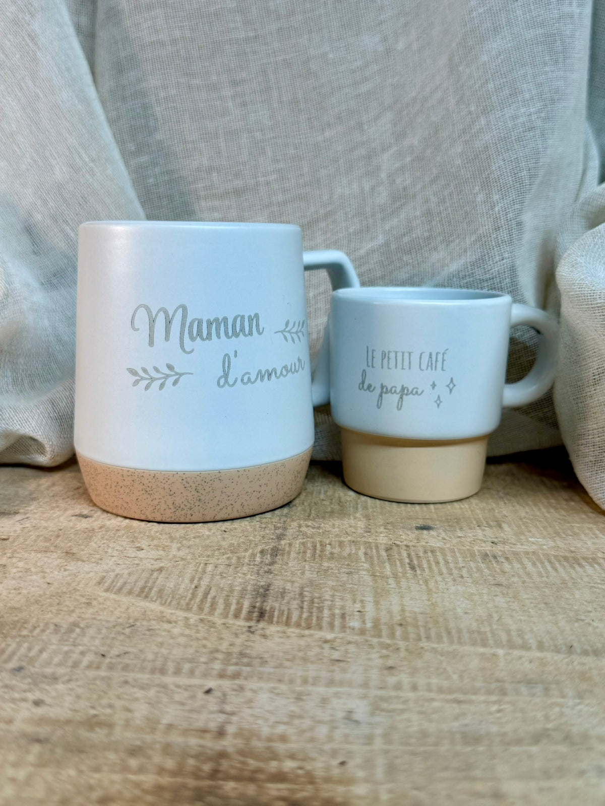 Tasse gravée