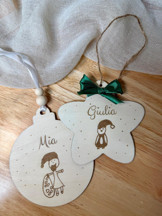 Atelier créatif enfant - boules de Noël personnalisées