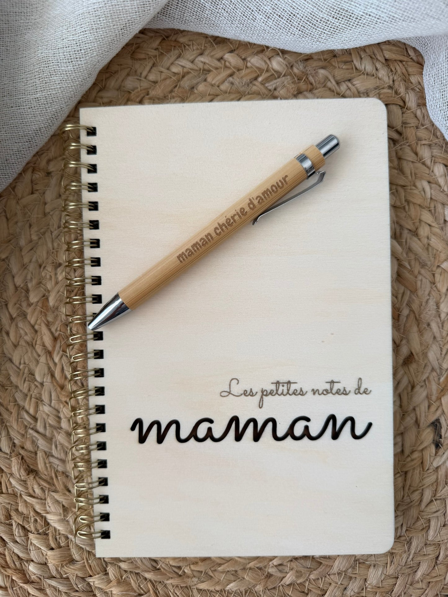 Bloc notes + stylo maman
