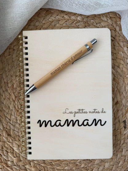Bloc notes + stylo maman