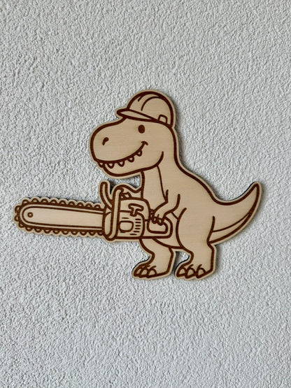 Déco murale - Dinos constructeurs