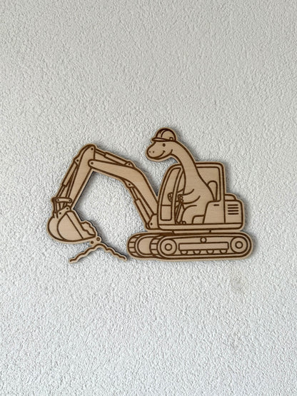 Déco murale - Dinos constructeurs