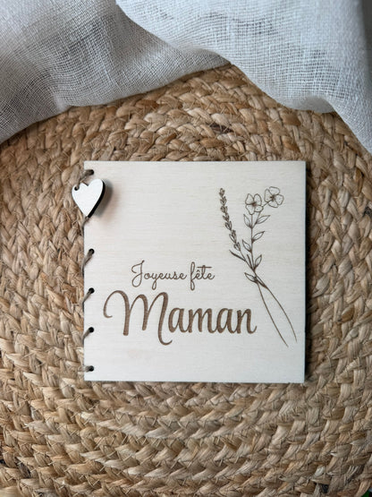 Carte joyeuse fête maman