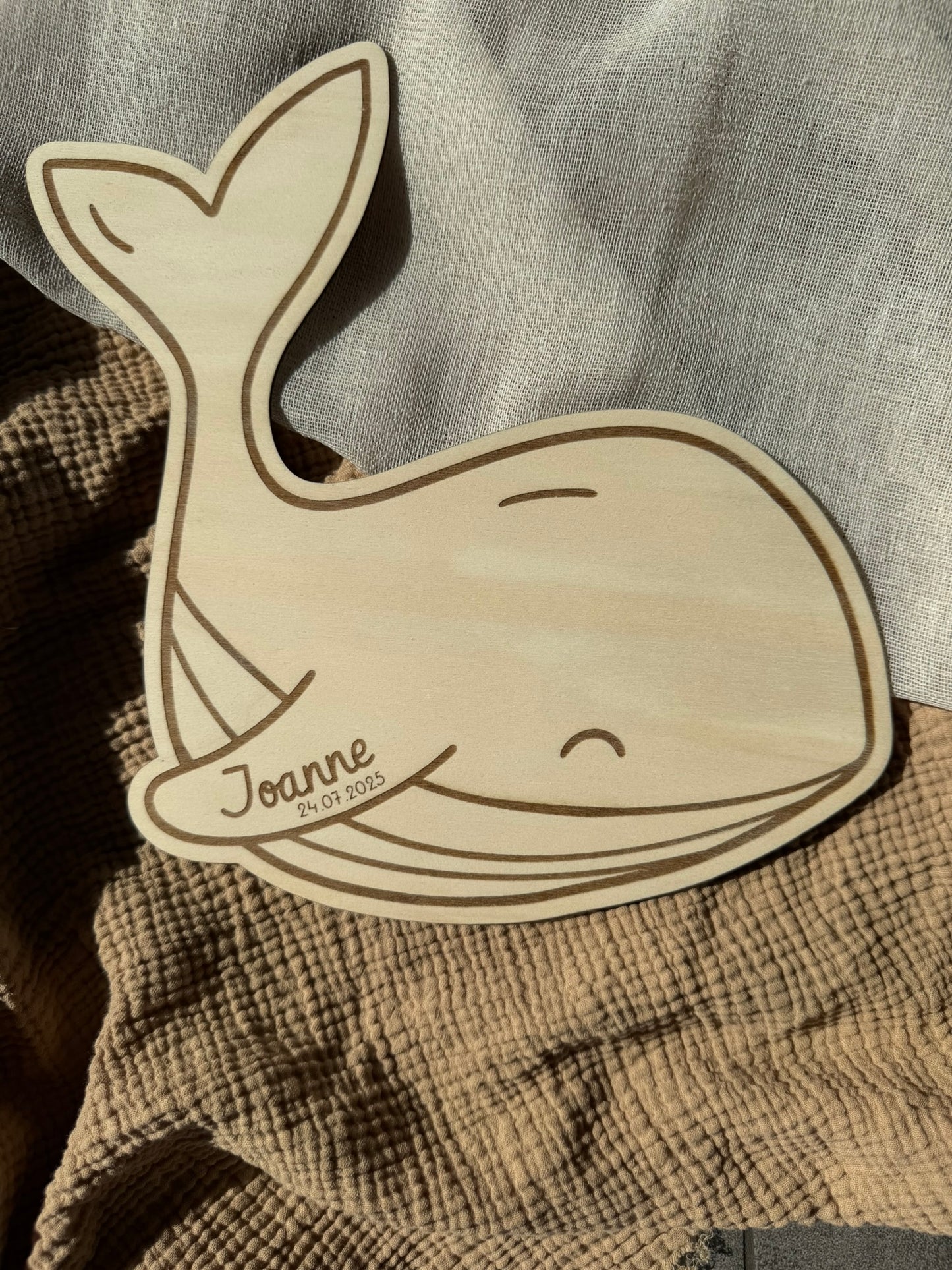 Panneau naissance - Baleine
