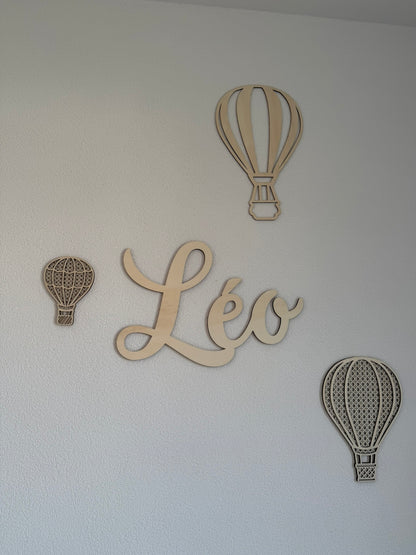 Déco murale - Montgolfières