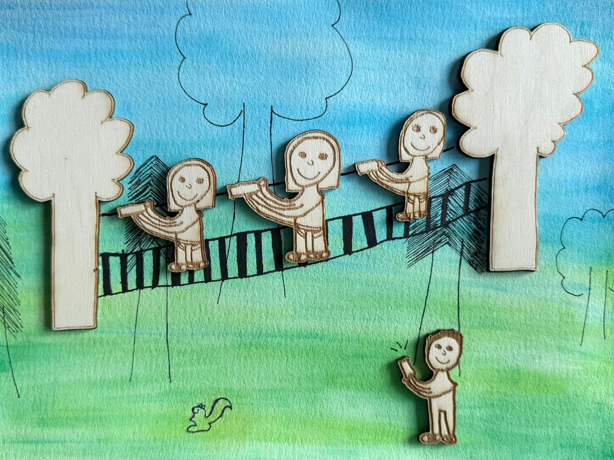 Atelier parent-enfant : notre tableau souvenir